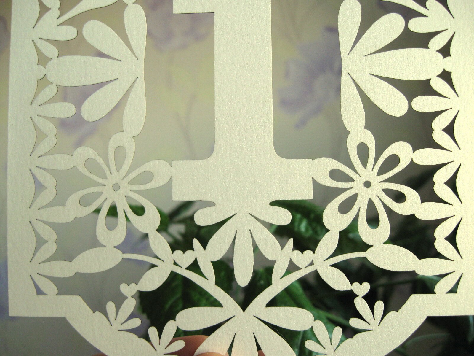 Ivory Table Numbers Cream Papel Picado Numbers Metallic | Etsy