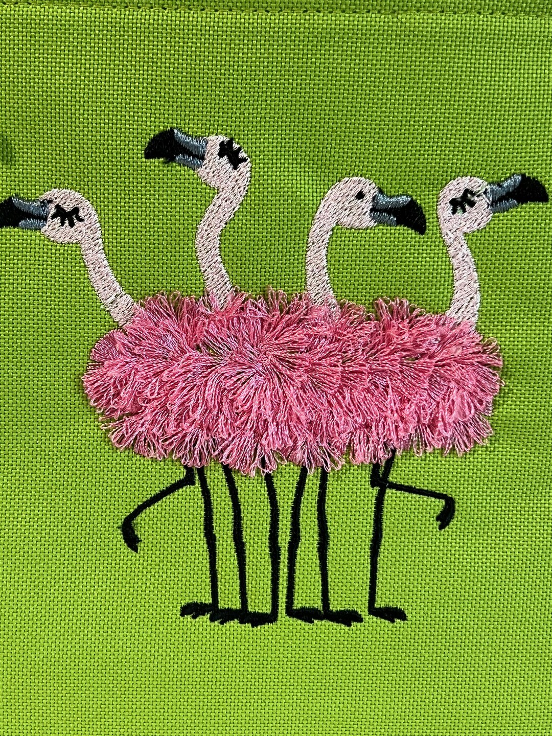 Sac à bandoulière flamant rose à franges France