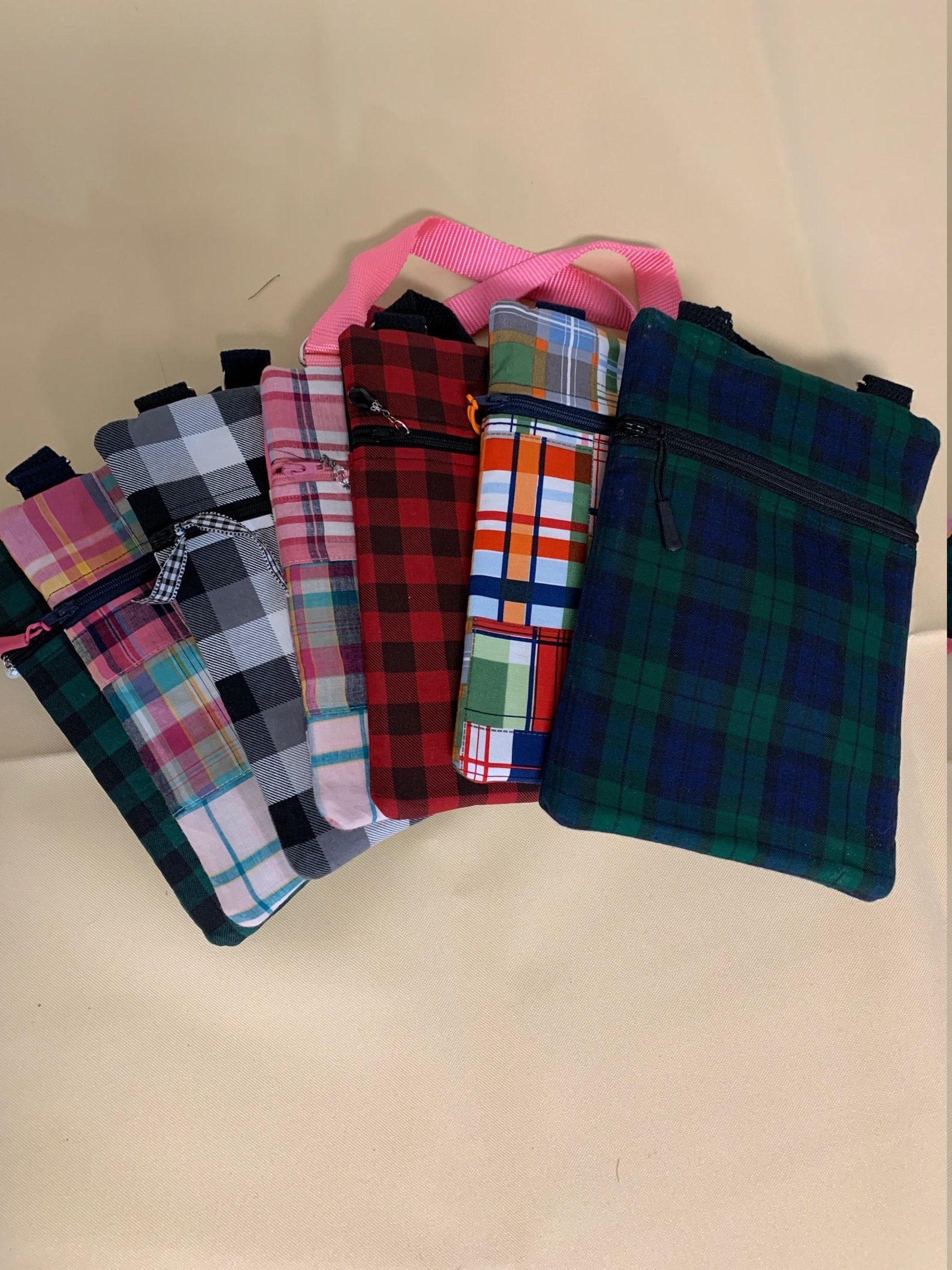 Plaid Crossbody Bags Etsy