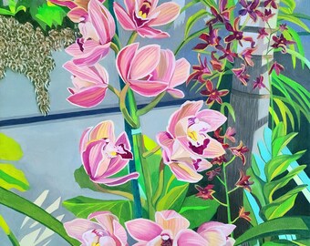 Kunstdruck: Orchidee Atrium 2