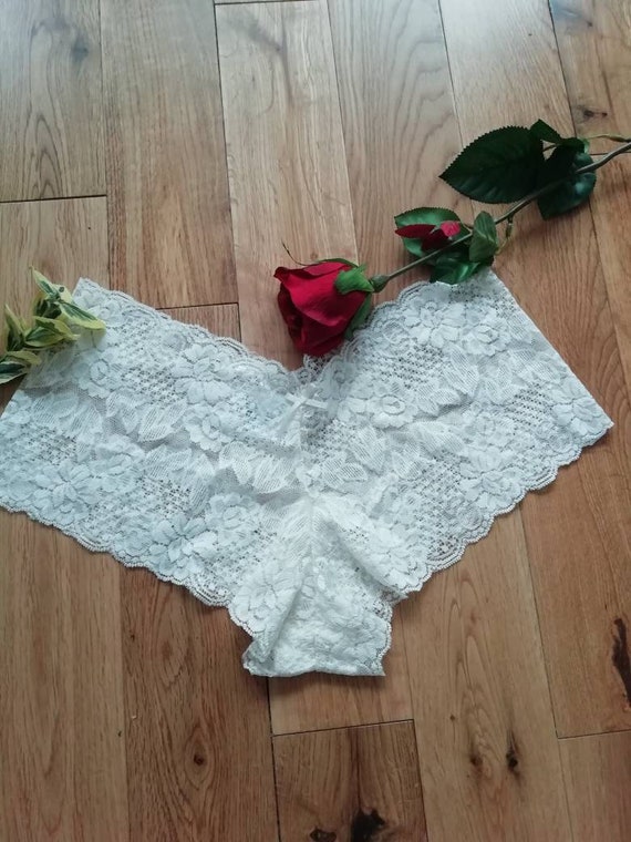 White Lace Knickers Gift for Her French Knicker Lace Panty
