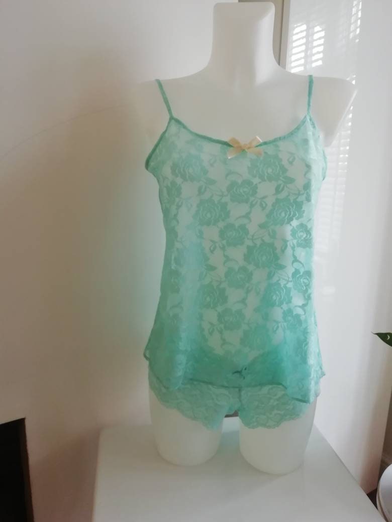 Lace Top Green Top Green Lace Top Green Top Set Regalo para su - Etsy ...