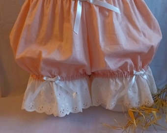 Womens Bloomers Cotton Bloomers Gift for her Peach Bloomers Adults Bloomers Cotton Lace Bloomers Cotton Bloomer Short Bloomer Girl Bloomers