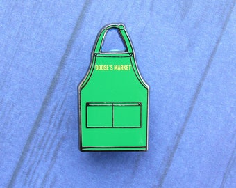 Dooses market pin, Gilmore girls pin, apron pin, enamel pin