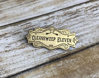 Cleansweep Eleven Commemorative Pin, Broom, Pin, HP