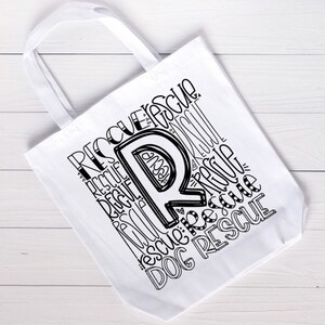 Dog Rescue Tote Bag|Pet Rescue Tote Bag