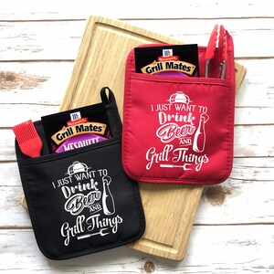 Just Drink Beer And Grill|Bbq Grilling Oven Mitt|Bbq Oven Mitt|Bbq Pot Holder Gift|Grilling Pot Holder Gift|Grilling Mitt|Funny Oven Mitt