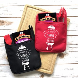 Where There’s Smoke|Bbq Grilling Oven Mitt|Bbq Oven Mitt|Bbq Pot Holder Gift|Grilling Pot Holder Gift|Grilling Mitt Gift|Funny Oven Mitt