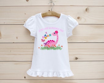 Girls Love Dinosaurs Too, Dinosaur Shirt, Girl Dinosaur Tee, Girl Dino Shirt, Dinosaur Girl shirt, Dinosaur Lover shirt, Dinosaur Kids