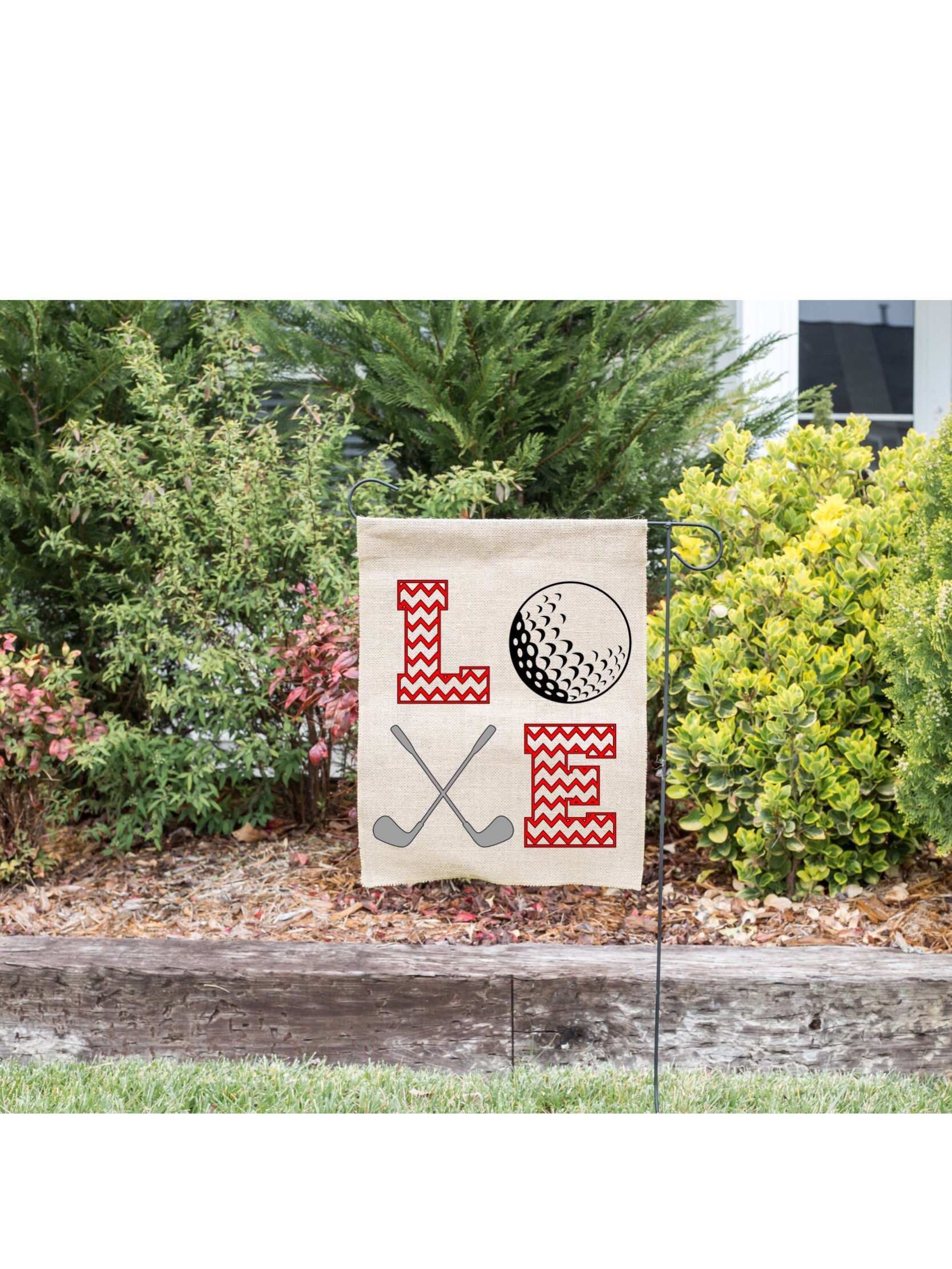 Golf Yard Flag/golf Yard Sign/yard Love Sign/golf Love Yard Etsy UK