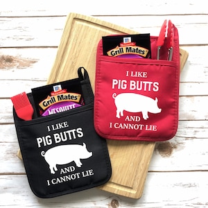 I Like Pig Butts|Bbq Grilling Oven Mitt|Bbq Oven Mitt|Bbq Pot Holder Gift|Grilling Pot Holder Gift|Grilling Mitt Gift|Funny Oven Mitt