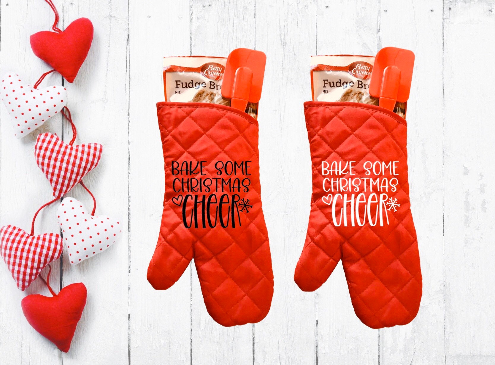 Oven Mitt Gift Pot Holder Gift Oven Mitt Cookie Gift Set Etsy