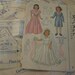 Little Lady Dolls by Effanbee Doll Clothing PATTERNS McCalls 1089 Vintage 1940s Original pattern for a 22 inch doll