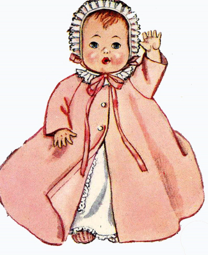 Original Vintage Doll Clothes Pattern Simplicity 2261 size Etsy