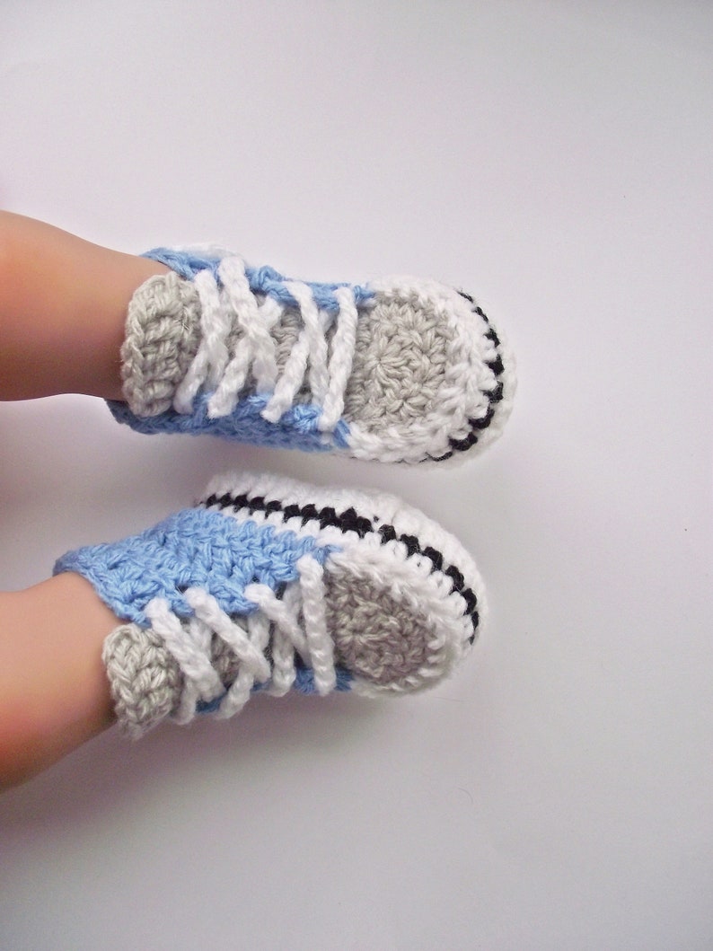 Crochet Baby Sneakers Crochet Baby Boy Booties Crochet Etsy Nike inspired baby sneakers crochet pattern