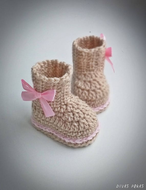 cute baby girl booties