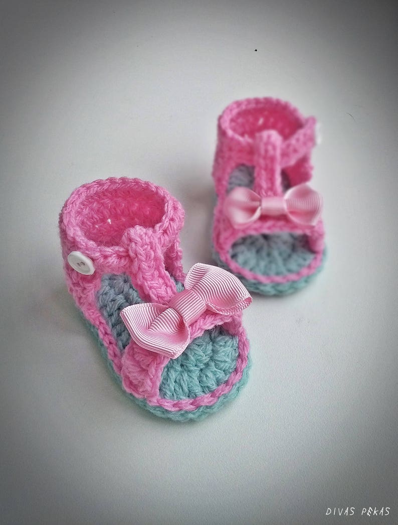 Crochet Baby Sandals Crochet Baby Shoes Baby Girl Sandals | Etsy