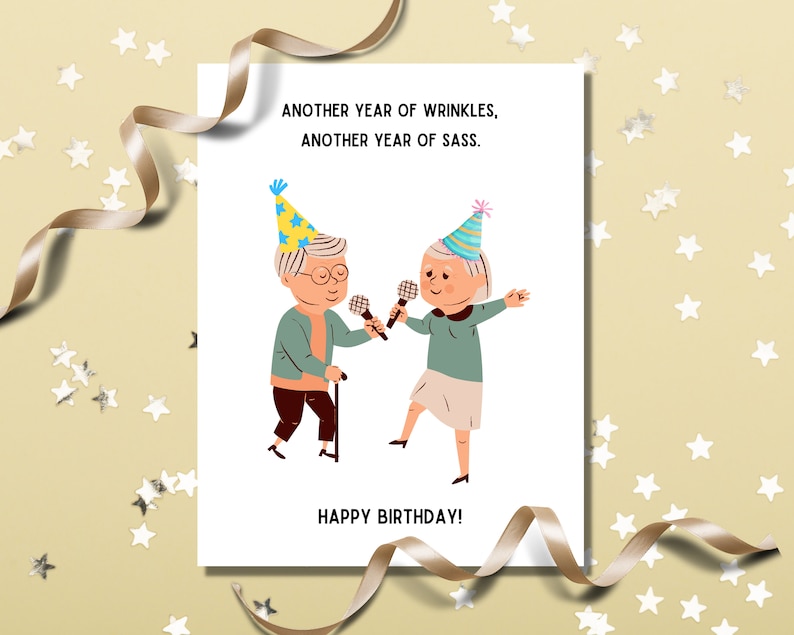 Funny Birthday Card Printable Joke Birthday Card Witty &amp; Sarcastic ...