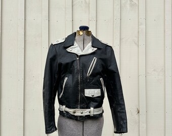 40‘s vintage / goatskin leather jacket Vintage 1930s 40s Goatskin Leather Jacket - California