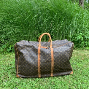 Rare Vintage LOUIS VUITTON Train Case Keepall Carry On Luxury Designer  Luggage