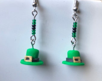 Leprechaun Hat earrings