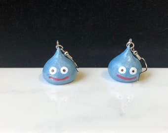 Slime earrings inspired by Dragon Quest