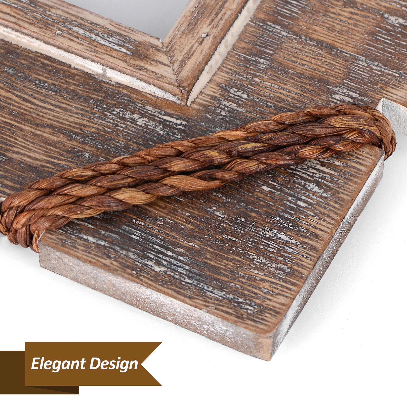 Wooden Picture Frame Vintage Style Rustic Looking Wood Etsy