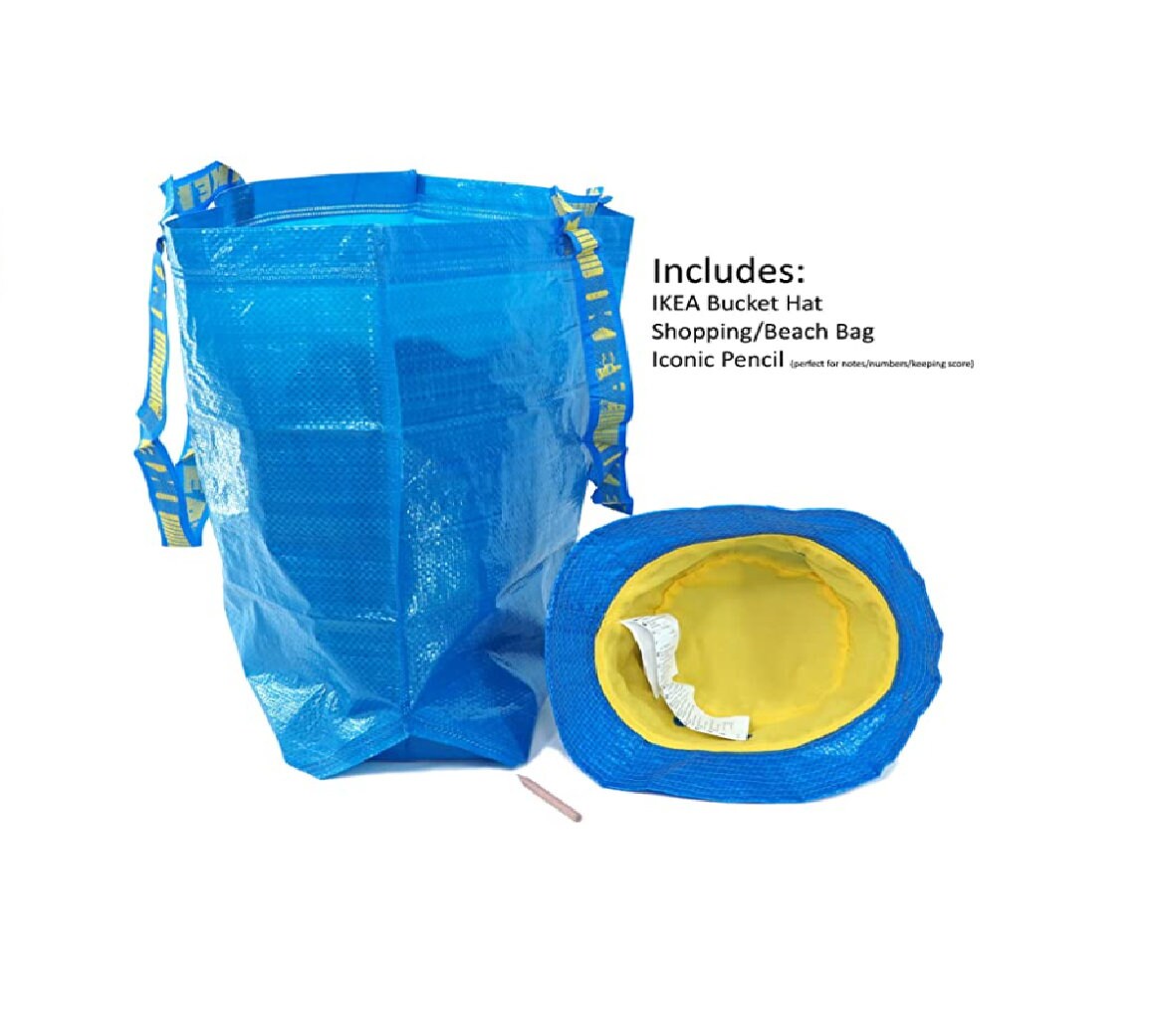 IKEA Bucket Hat With Bag and Pencil Set Fashion Street Wear Etsy