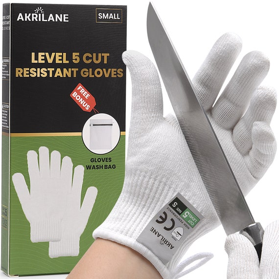 Cut Resistant Gloves Food Grade Level 5 Protection, Safety Kitchen