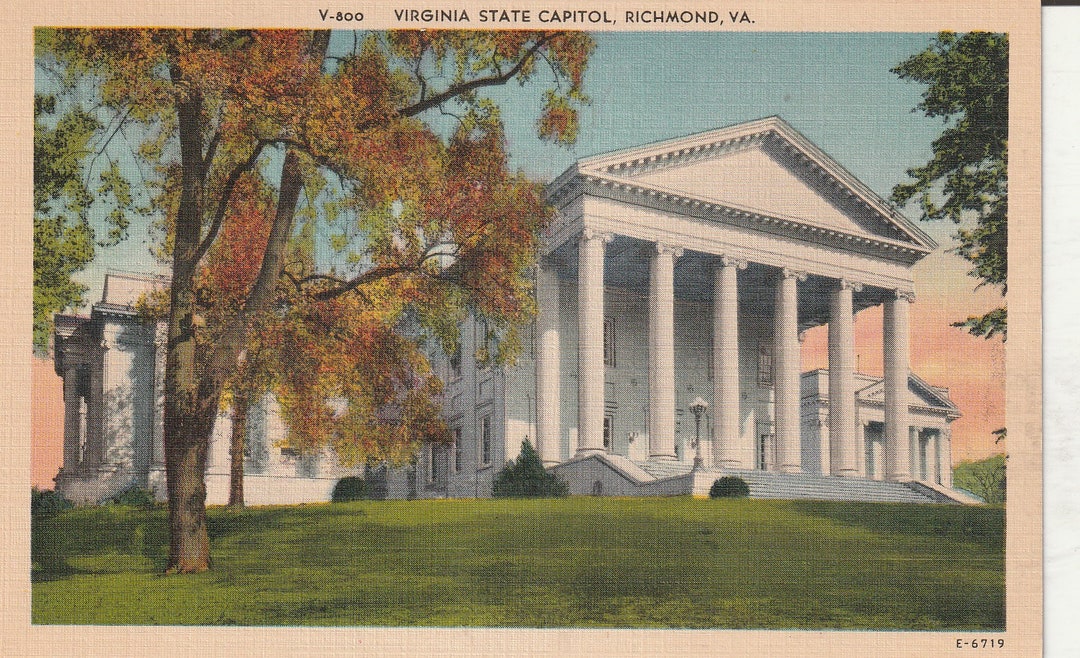 Virginia Lot of 5 Vintage Postcards Richmond Etsy