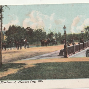 MISSOURI lot of 5 Vintage postcards, KANSAS CITY Unused...(lot171)