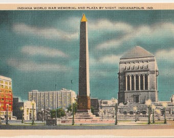 INDIANA lot of 5 Vintage postcards, INDIANAPOLIS Unused...(lot77)