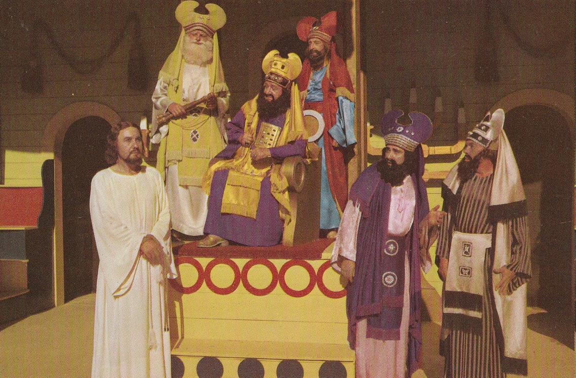 Florida Lot of 10 Vintage Postcards Lake Wales Passion Play Etsy