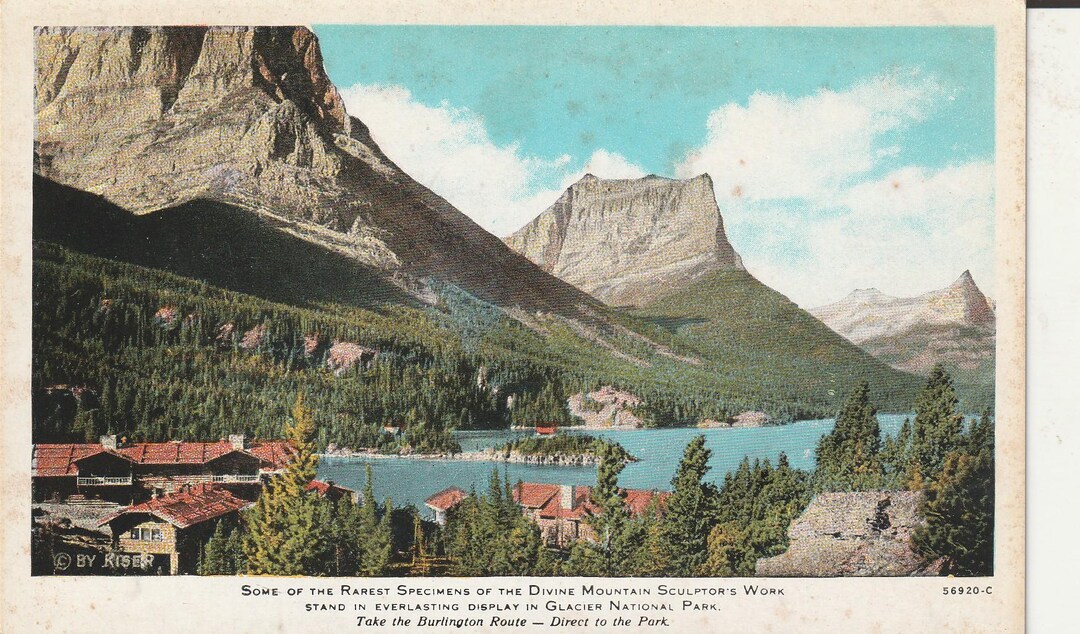 MONTANA Lot of 5 Vintage Postcards, GLACIER National PARK Unused ...