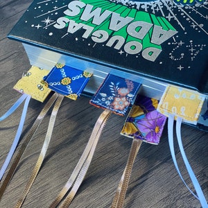 Recycled Fabric Bookmarks