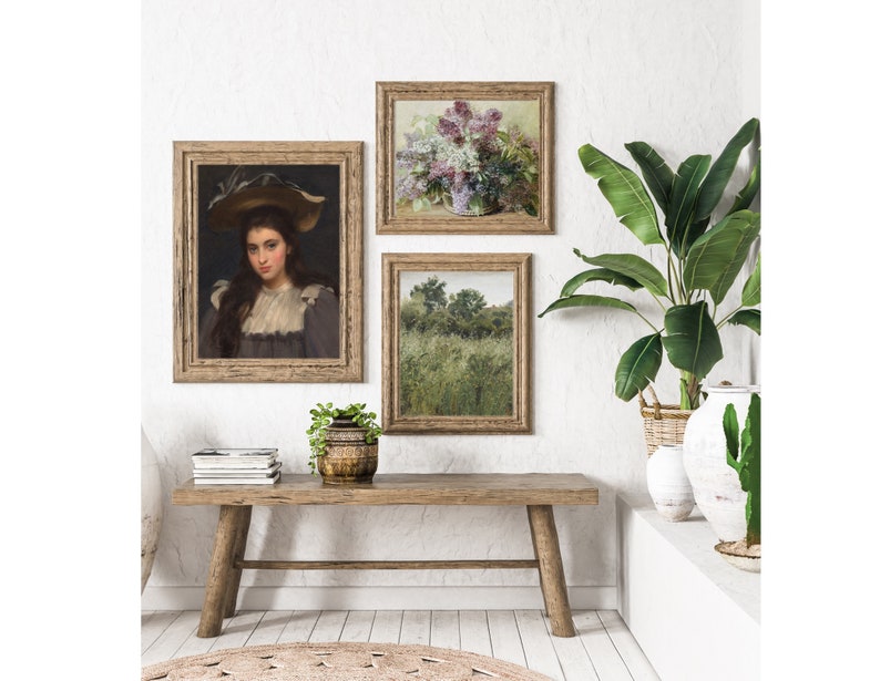 Antique Lilacs Vintage Art Gallery Wall Art Vintage Art Etsy