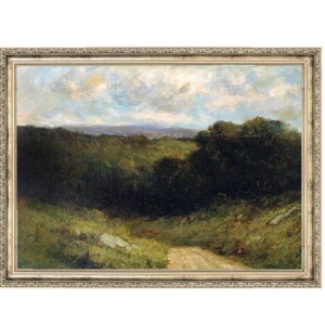 Backroad Vintage Painting | Printable Wall Art| Landscape Art | Vintage Art | Antique Painting | Country Road | Farmhouse