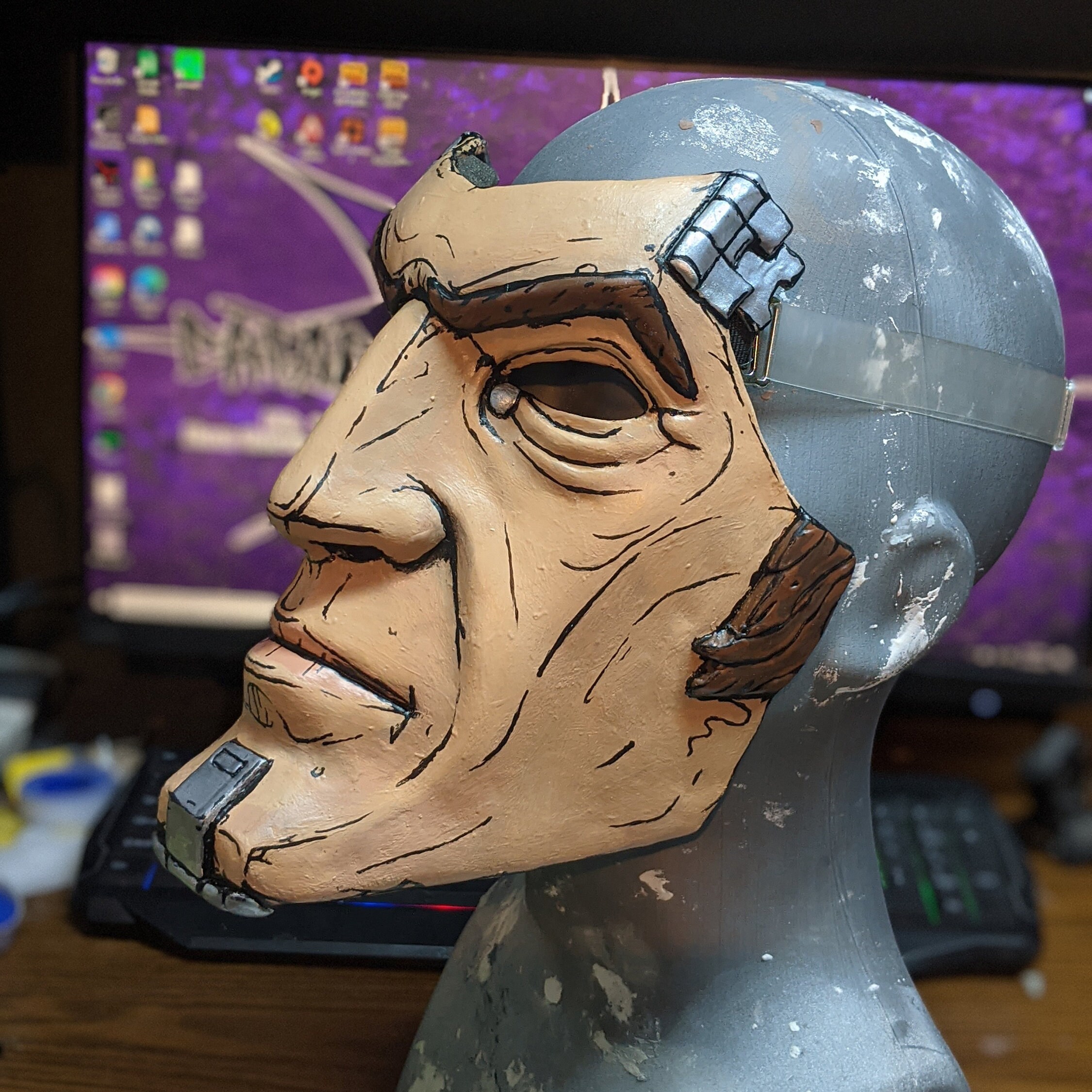 Borderlands 3 Inspired Replica Handsome Jack Mask/Prop Etsy