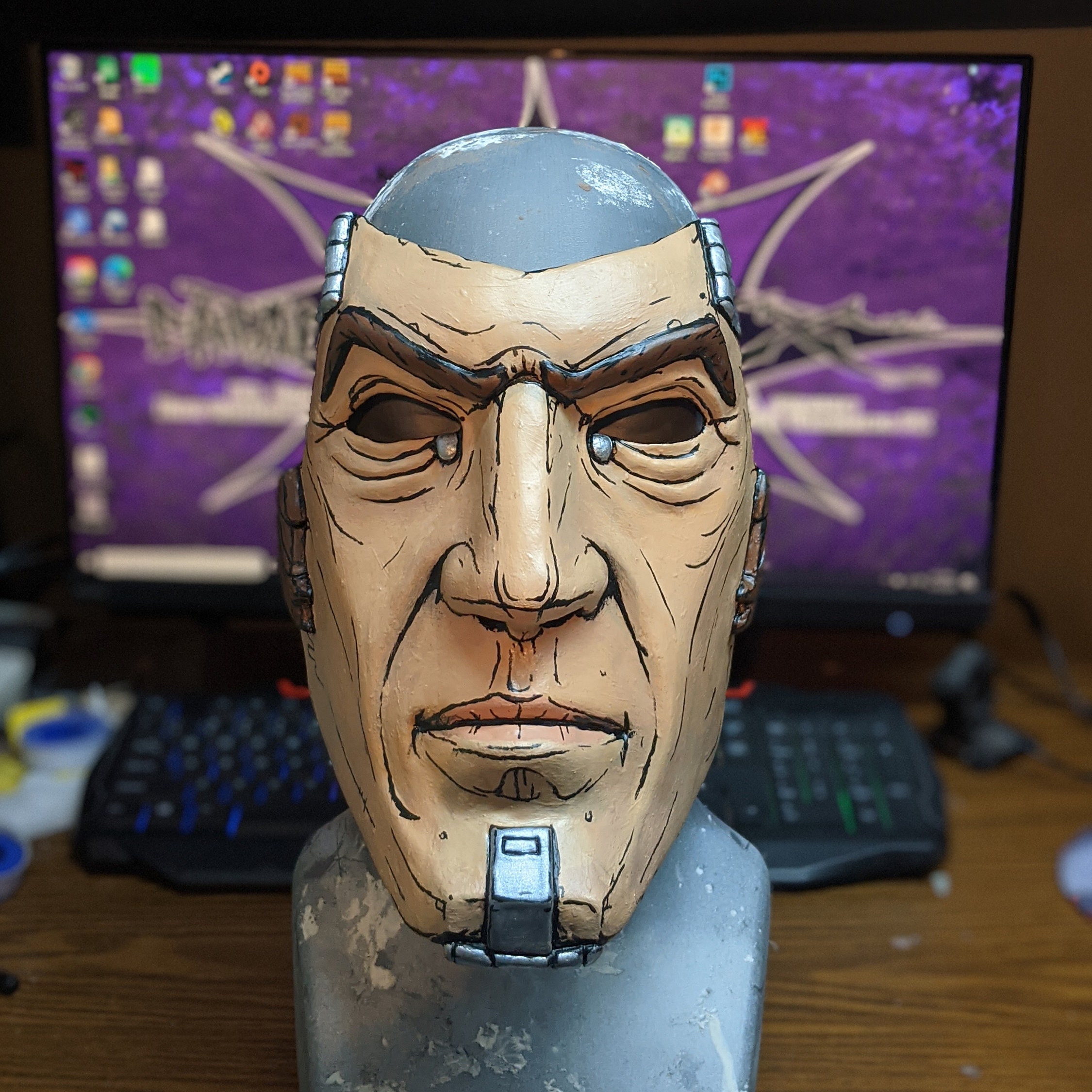 Borderlands 3 Inspired Replica Handsome Jack Mask/prop Etsy