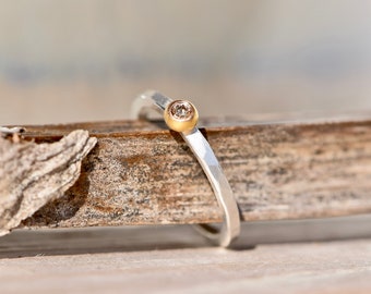 Diamond ring for women as a proposal ring or engagement ring