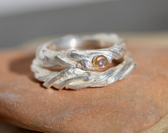 Wedding Rings Silver I Diamond Ring I Engagement Rings Silver I Couple Rings