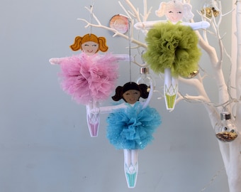 Digital File, Ballerina Pompom, Ballet Hanging Decorations, Pompom Decoration, Cute Hanging Decoration, Lisey Designs,
