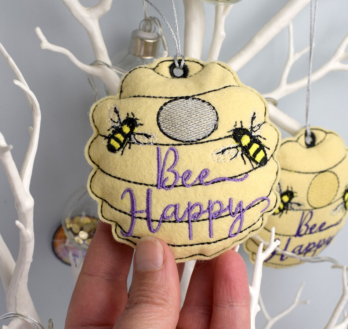 DIGITAL PATTERN Felt Bee Stuffy Beehive Bee Bee Happy Etsy