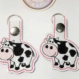 Digital file, 2 Cows Key fobs by Lisey designs