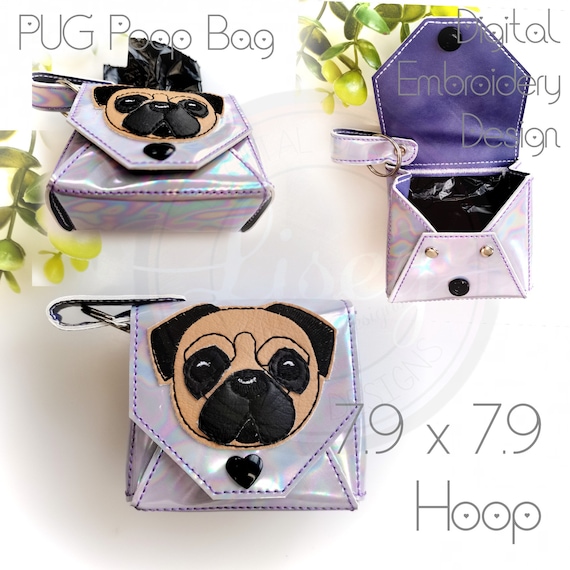 Xxx Dog Loevy Video - Buy Pug With Black Ears Dog Bag Dispenser DIGITAL PATTERN Pug Online in  India - Etsy
