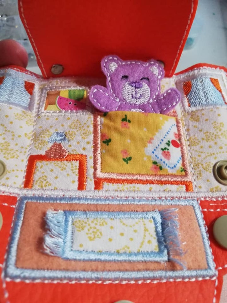 5x7 Hoop Bedroom Bear Bag Key ring Smallest Size Digital Etsy