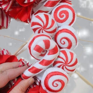 Candy Cane, Swirl, Peppermint Candy, Decoration, Christmas Sweets, Set of 4 Embroidery Designs, 4x4 Hoop, Lisey Designs