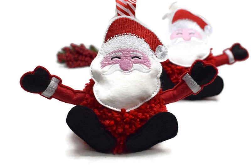 Christmas Pompom Set Santa Mrs Claus Snowman Gingerbread - Etsy UK