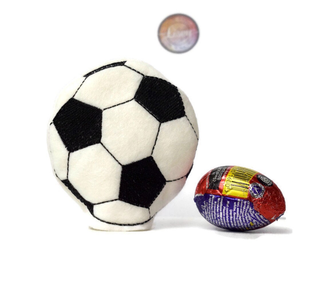 4x4 Football Egg Cover, Soccer Egg Cosy, Creme Egg, Chocolate, Digital ...