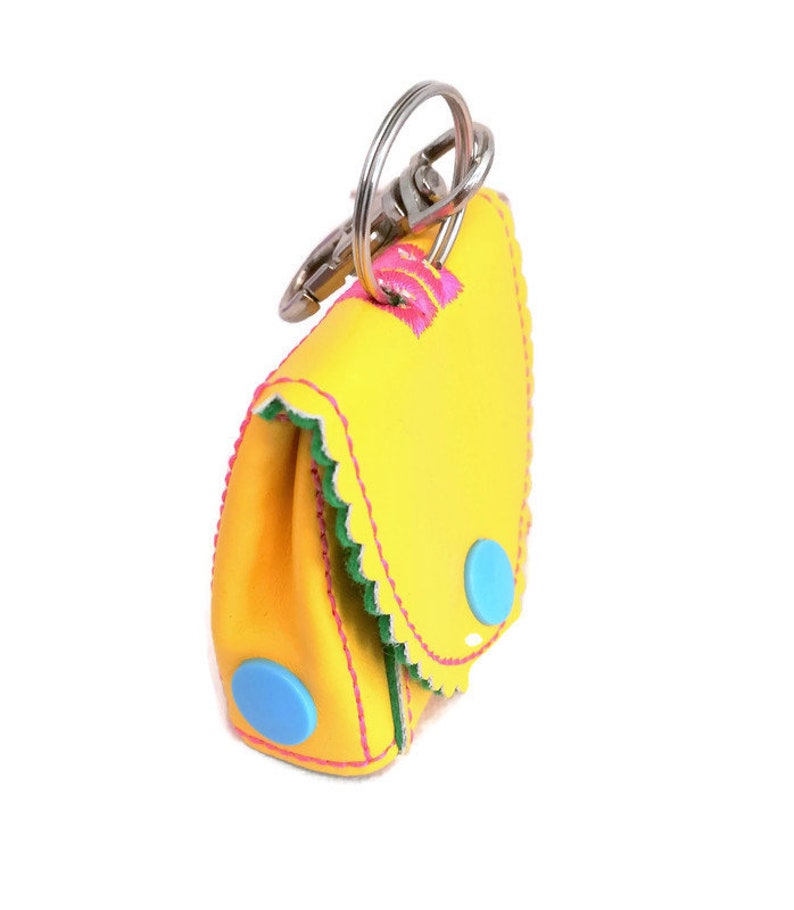 Small ITH Key Bag Key Ring Smallest Size Digital Embroidery Etsy UK